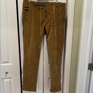 Men's Tan Corduroy Pants